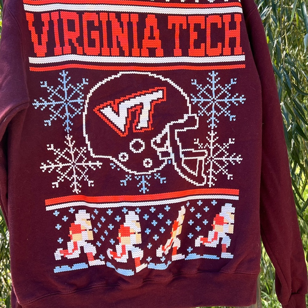 Champion VT Ugly Christmas Crewneck Sweatshirt ~SM